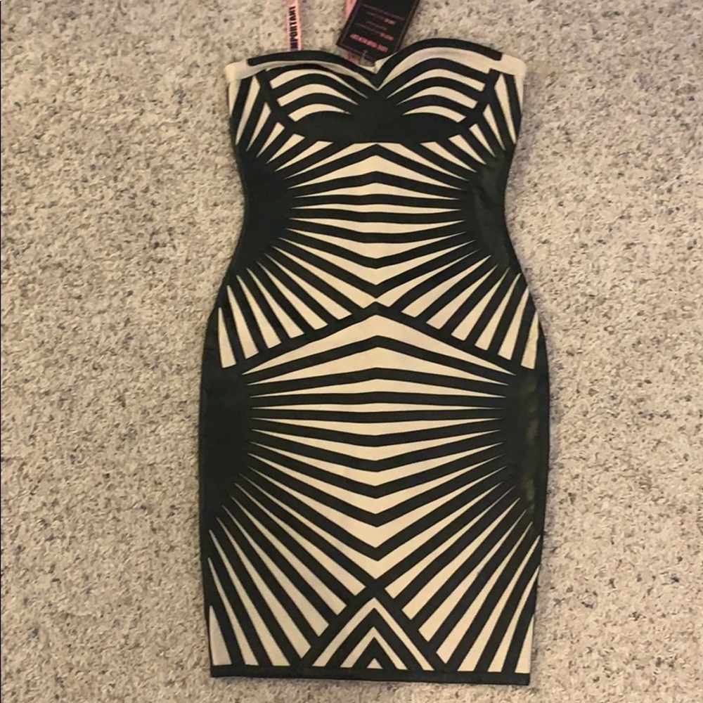House of CB black dress